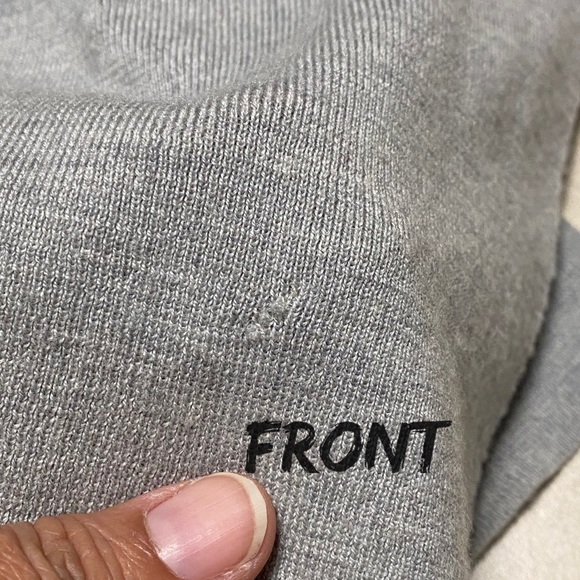 Talbots Cardigan Women’s Size large Gray Pure Merino Wool Duster Cardigan - Picture 12 of 13